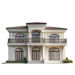 Obraz premium Elegant Two Story Mansion Home Exterior Design