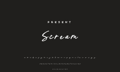 handwrite signature font Calligraphy Logotype Script Brush Font Type Font lettering handwritten