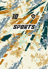 Premium Sports Jersey Modern Aesthetic Athletic Wear Soccer Football Basketball Esports Fashionable Unique Trendy Pattern Vibrant