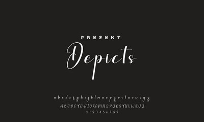 handwrite signature font Calligraphy Logotype Script Brush Font Type Font lettering handwritten