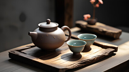 Zen Tea Ritual: A Moment of Serenity, General AI