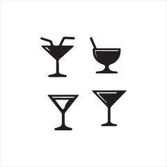 set of wine glasses