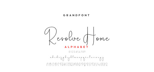 handwrite signature font Calligraphy Logotype Script Brush Font Type Font lettering handwritten