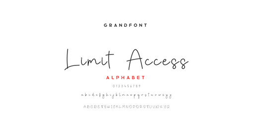 handwrite signature font Calligraphy Logotype Script Brush Font Type Font lettering handwritten