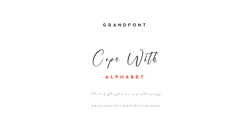 handwrite signature font Calligraphy Logotype Script Brush Font Type Font lettering handwritten