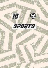 Premium Sports Jersey Modern Aesthetic Athletic Wear Soccer Football Basketball Esports Fashionable Unique Trendy Pattern Vibrant