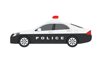 日本の警察車両イラスト素材 © Yorkie
