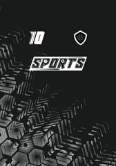 High Impact Sports Jersey Customizable Team Wear Soccer Basketball Football Esports Bold Graphics Abstract Modern Stylish Apparel