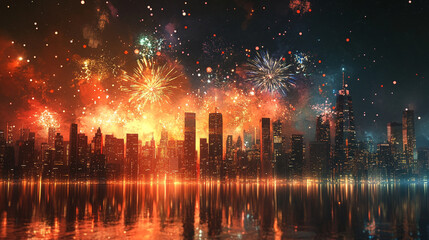 Obraz premium Celebration firework