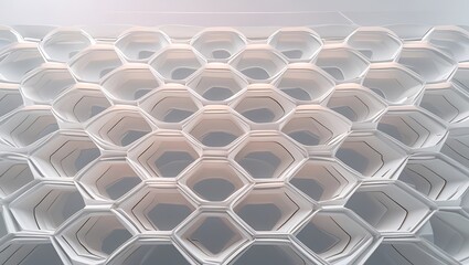 abstract background made of glossy spheres