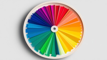 Fototapeta premium Circular Color Wheel Spectrum Illustration