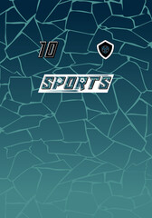 Stylish Sports Jersey Unique Design for Soccer Football Basketball Esports Trendy Colors Geometric Patterns Minimalist Aesthetic