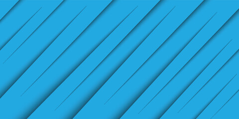 Fototapeta premium Gradient abstract blue background with diagonal lines vector design