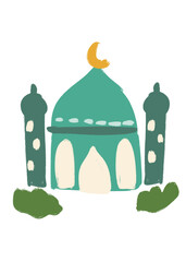 illustration of a mosque