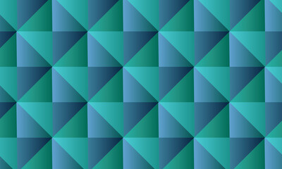 Obraz premium Dynamic Black and Orange Triangle Pattern Abstract