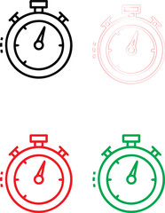 Shopping cart icon, dollar sign, upward arrow, simple design, flat graphic, e-commerce symbol, price increase concept, multiple color variations, black red green, white background, minimalist illustra