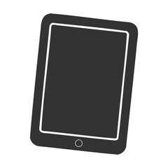 Simple Vector Illustration of a Modern Tablet, clean minimalist vector graphic of a tablet computer