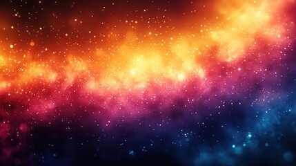 Fototapeta premium Cosmic Nebula: A Celestial Tapestry of Color and Light