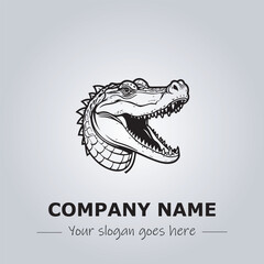 Crocodile logo design vector illustration