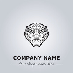 Crocodile logo design vector illustration