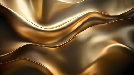 Fototapeta premium Elegant Smooth Luxury Gold Gradient Abstract Minimalist Background for Premium Branding and Marketing