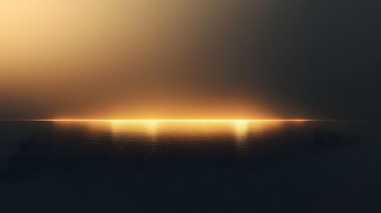 Elegant Minimalist Luxury Background With Smooth Gold and Black Gradient and Soft Ambient Light