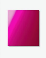 Bright Pink Glossy Surface with Light Reflection and Smooth Finish
