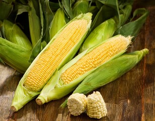 Farm-fresh corn, straight from the field.