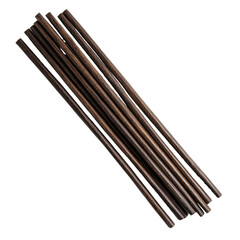 Traditional Wooden Chopsticks for Dining on a white background.