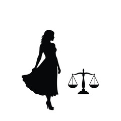 fashion girl silhouette