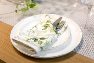 食卓のテーブルセッティング