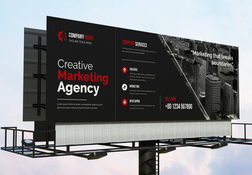 Creative Marketing Agency Billboard Design