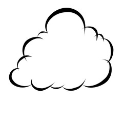 vector cloud icon