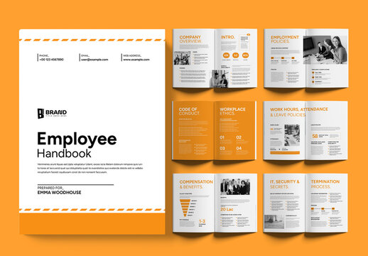 Professional Employee Handbook Layout