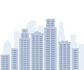 Silhouette of the city stock illustration