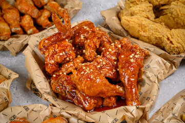 양념치킨, 닭강정