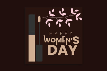 women's day social media template design