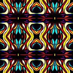 Psychedelic Expressionism Geometric Patterns Digital Assets