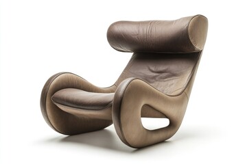 Modern ergonomic lounge chair with unique design