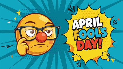 April Fool’s Day Comic Style Art