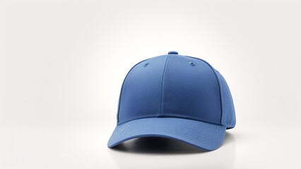 Classic Blue Baseball Cap Blank Template for Customization