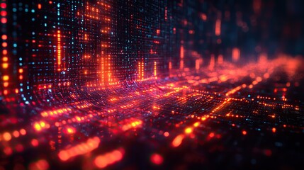 fintech icon displayed on dynamic abstract financial technology background with digital data,graph elements