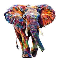 Obraz premium Elephant drawing wildlife animal isolated on transparent background