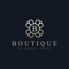 Luxury boutique logo vector, a logo suitable for boutiques