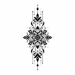 Artistic Geometric Mandala for Mindful Aesthetics