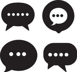 Silhouette of a Generic Social media Icon