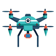 Obraz premium drone vector