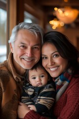 Happy family enjoying time together