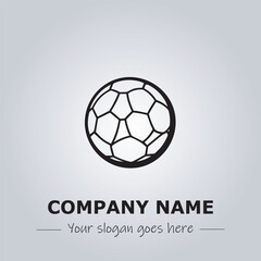 Ball logo company design illustration
