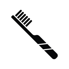 toothbrush icon vector design template simple and clean
